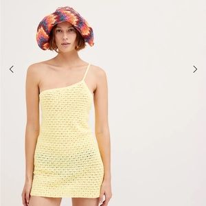NWT For Love and Lemons Crochet Mini Dress